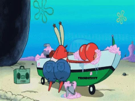 mr krabs washing car|More.